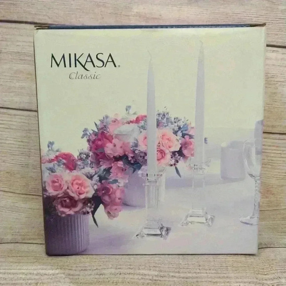 Mikasa Classic Candlesticks Set of 2 - Picture 1 of 2